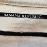 Banana Republic Je T’Adore Striped Tee – Women’s Medium French Style Graphic Top Photo 2
