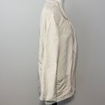 Old Navy  Linen Cream Open Front Blazer Women's XL Photo 4