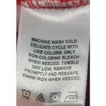 Faded Glory  Knit Top V-Neck Short Sleeve Ribbed Red Blouse Small‎ Photo 5