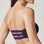 Fabletics  Krista Reversible Bandeau Swim Top Wonderweave Print/Ink/Black Photo 2