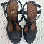 Candie's Candie’s Women’s Black Platform Wedge Sandals – Size 8 Photo 7