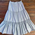 Tuckernuck Slate Blue Stripe Prado Pull On Stripe Skirt Preppy - Sz M 🧡🎀 Photo 9