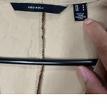 VERO MODA  Button Down Midi Dress Beige Short Sleeve Womens S Photo 3