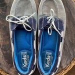 Keds Women’s ortholite slip on boat loafers shoes Blue white striped Nautical 8 Photo 0