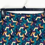 Anthropologie  MAEVE Geometric Print Back Zip Closure Lined Pencil Skirt Small Photo 7