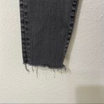 J Brand Grey Mid Rise Skinny Jeans Womens 23 Raw Hem Stretch Denim Casual Photo 3