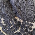 One World  live and let live‎ Petite Large embroidered black tank Photo 2