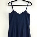 Eliza J  Sweetheart Neck Pleated Wide Leg Crepe Jumpsuit Photo 6