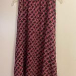 Worthington Womens Midi Pencil Skirt Size 4 Pink & Black Floral Waist 24” 26” Photo 3