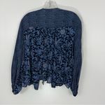 Free People  Mix Print Balloon Sleeve Jacket Small Photo 4