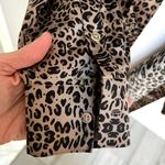 Marciano  Guess Silky Blouse Animal Leopard Print Blouse Small Photo 3