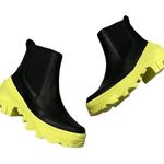 Sorel NWOT,  Brex Waterproof Chelsea Boot, Black/Green, Sz 8 Photo 0