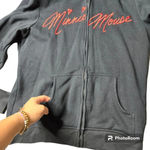 Disney  Park Minnie Mouse Full Zip Sweater Photo 2