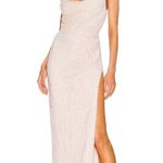 retrofete Katya Sequin Evening Gown Dress Taffy Pink Womens Size Small Photo 0