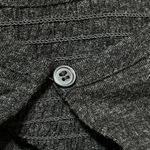 Loft Petite T-Shirt Dress Babydoll Charcoal Smocked Short Sleeve Size XSP Extra Photo 4