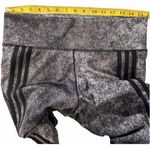 Adidas Aeroready Size L Black Speckled High Rise Workout Leggings Women's Photo 3