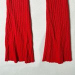 Urban Outfitters White Uo Rosie Rib High-waisted Flare Pant Photo 4