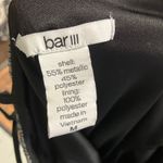 Bar III  Women's Metallic Midi Dress Sleeveless Evening Cocktail Party Black‎ M Photo 7