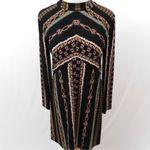 Free People  Stella Graphic Long Sleeve Mini Dress size medium NWOT Photo 1