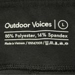 Outdoor Voices  Women’s Size L Black Warm Up 7/8 Leggings Photo 7