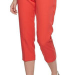 Apt. 9 NWT  Modern Fit Straight-Leg Capris Cropped Sunkissed Coral Size‎ 4 Photo 0