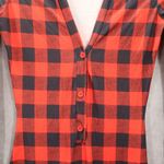 Chicme Red Buffalo Checker Reindeer Merry Christmas Adult Jumpsuit Pajamas Small Photo 4