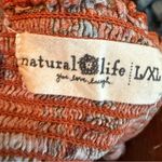 Natural Life  L/XL Womens Smocked Elastic‎ Waist Pull On Floral Maxi Skirt Boho Photo 7