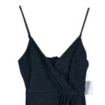Altar'd State NWT  Mini Dress Womens S Black Sleeveless Sparkly Glitter Birthday Photo 1