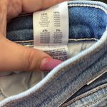 MOTHER High Waisted Rider Ankle Fray Party Like a Pirate Jeans Size 30 Blue Photo 11