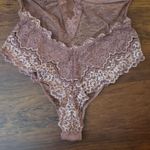 PINK - Victoria's Secret Victorias Secret Rose Pink Feminine Coquette Girl Lace Fairy Teddy Size Medium Photo 2