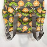 Petunia‎ Pickle Bottom Backpack Diaper Bag Convertible Floral EUC Brown Orange Gray Photo 12