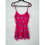 Abercrombie & Fitch Pink Floral Sundress Mini Dress Size L Fun Flirty Romantic Photo 3