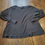 Victoria's Secret  Black Thermal Long Sleeve Sleep Shirt Size Large Photo 1