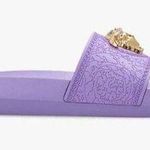 Versace Medusa Slide Sandals in Purple, Size EU36 New in Box Photo 0