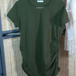 Bearsland Army Green Maternity Short Sleeve Tunic Size undefined Photo 0
