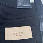 Burberry  Brit Slim Skinny Black Jeans New with Tags Size 26 Photo 6