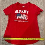 Old Navy Women's  Everywear 4th of July Robbie Red T-shirt Photo 4