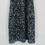 Parker  Audrey Sequin Mini Dress in Gunmetal Black Size S Photo 3