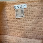 Venus Smocked Waist Peach Lace Tiered High Low Skirt, Sz S Photo 9