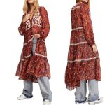 Free People Call On Me Embroidered Maxi Top (XS) Photo 1