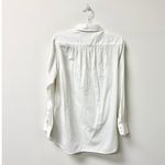 Rag and Bone  100% Cotton Curved Hem Poplin Button Down Shirt Ivory Women's Size 0 Photo 1