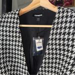 EXPRESS  Black and White Houndstooth Blazer Photo 4