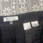 NWT Kasper Indigo‎ Multi Plaid Dress Pants Straight Leg Size 16 Blue Photo 7