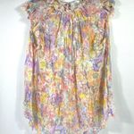 Zimmermann Butterfly Floral Print Top Multi Meadow US 8 NWT Photo 2