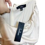 Lulus  New Always Celebrating Ivory Satin Off-the-Shoulder Mini Dress Size XS Photo 8