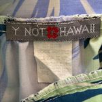 Vintage Y Not Hawaii Women’s Hibiscus Monstera Floral Mu’umu’us Dress Size XL Photo 6