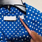 New York & Company Blue Polka Photo 3