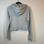 Brandy Melville John Galt Brandy Women's Cropped Full Zip Hoodie Sweatshirt Gray  One Size Small Photo 6