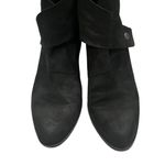 Eileen Fisher Tag Wrap-Snap Leather Booties Black, Sz 9 Photo 5