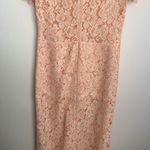 Ganni Duval Corded Lace Pink Midi Dress Womens EU 38 US 6/8 Photo 4